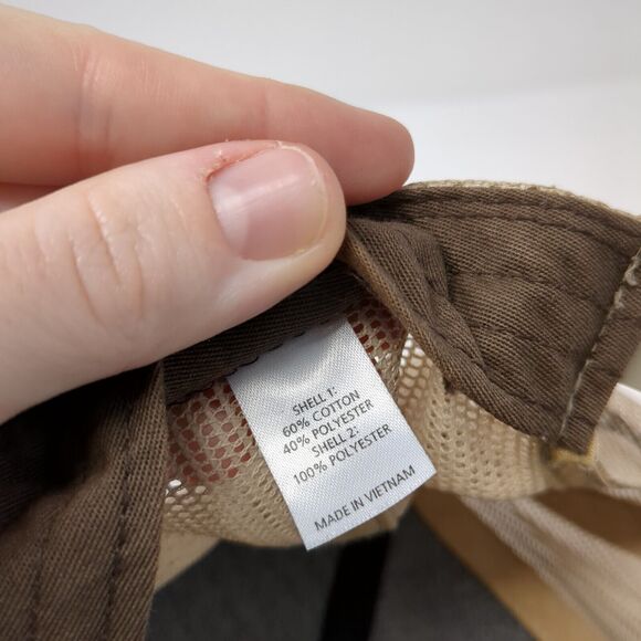 PRC Payette River Company Idaho Snapback Trucker Hat Brown OS Adjustable Mesh - Picture 9 of 9